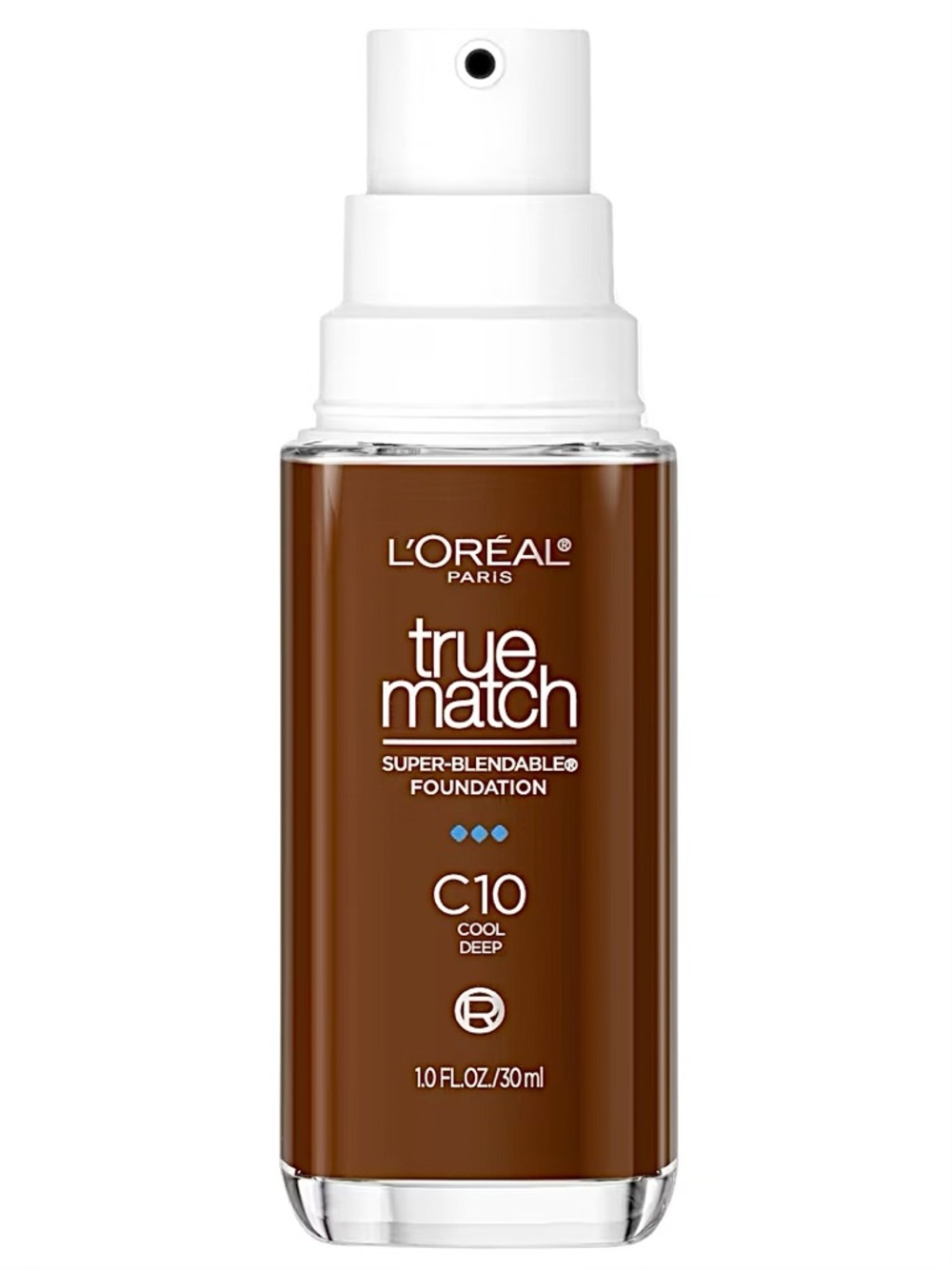 3/$12 L'Oréal C10 Cool Deep True Match Super Blendable Foundation 1oz